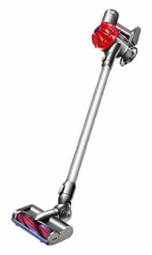 Dyson DC62 aspirateur balai sans fil et sans sac Technologie 2 Tier Radial Garantie 2 ans blanc et rouge