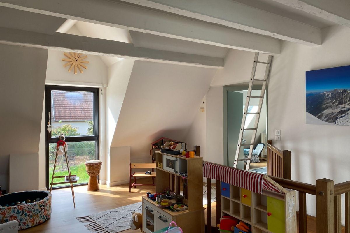 aménager bureau sur le palier - avant