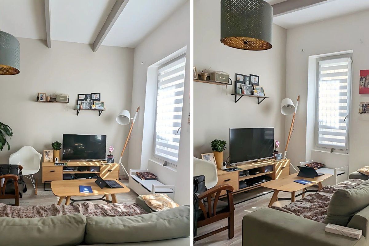 amenager petit salon carré projet maud coulon