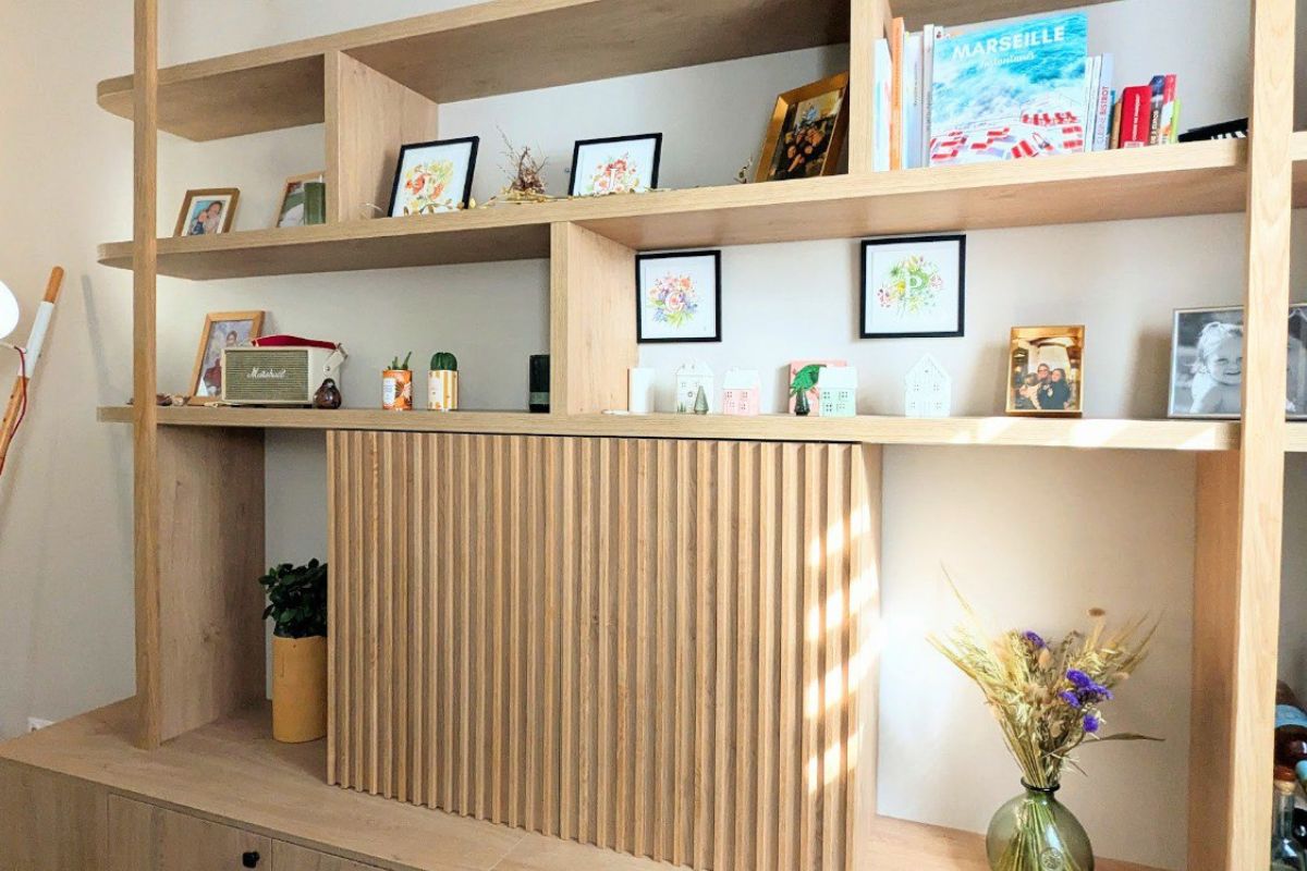 amenager petit salon meuble sur mesure 