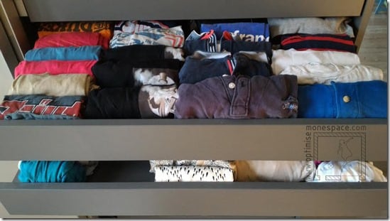 habits pliés-roulés méthode OME