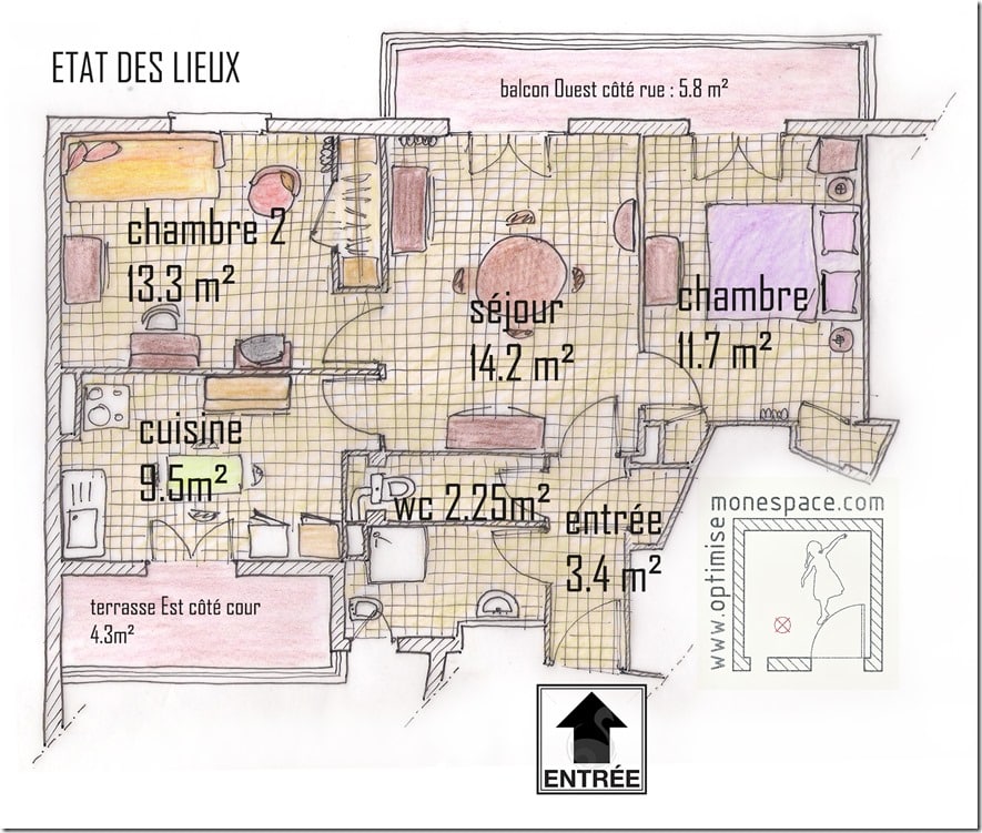 plan T3 état des lieux 1