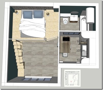 PLAN TINY LOFT MEZZANINE