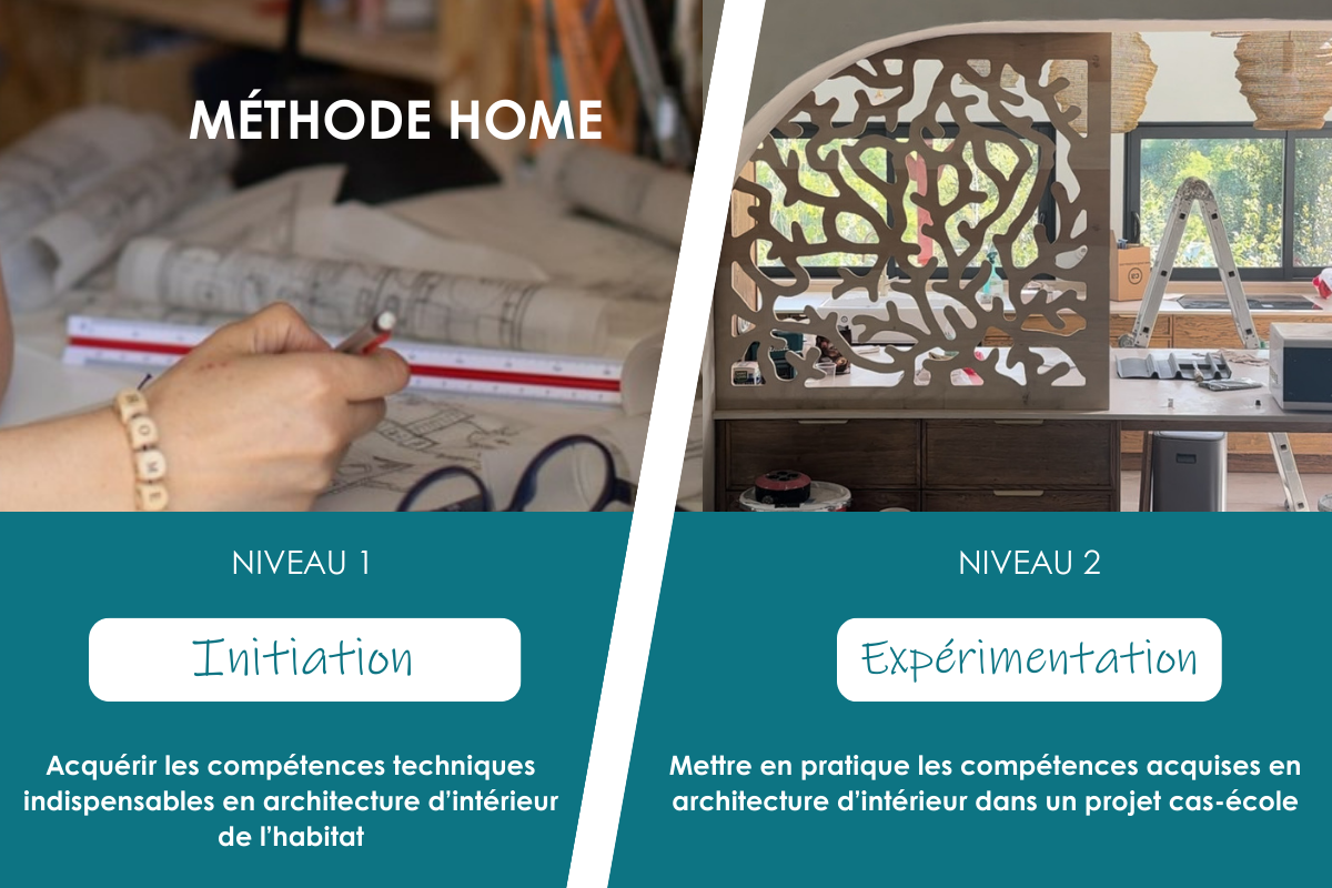 Devenir architecte d'intérieur grâce à la formation Méthode HOME de l'École HOME